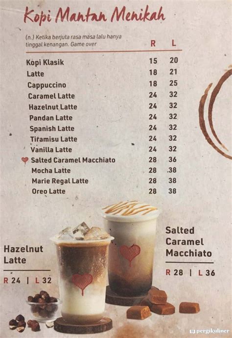 Selalu diperbarui! Menu Kopi Kenangan, Jagakarsa