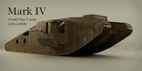 Mark IV World War 1 tank by Piitas on DeviantArt