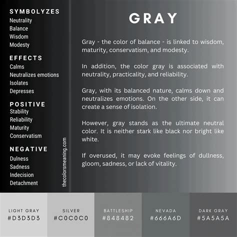 Meaning of the Color Gray and Its Symbolism