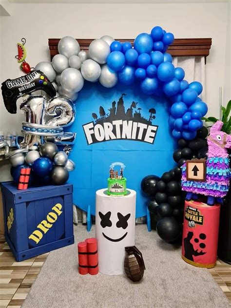 Decoración de fortnite in 2022 | Sleepover birthday parties, 6th ...