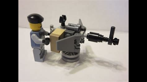 Lego TUTORIAL: Mini WW2 MG Turret - YouTube