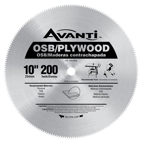 10 inch 200 Teeth Circular Saw Blade Cutting Plywood Veneer Wood ...