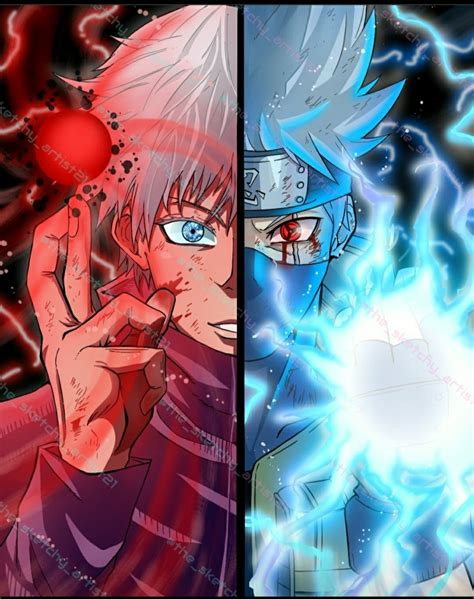 Gojo Satoru Vs Kakashi Hatake Jujutsu Kaisen Vs Naruto R | The Best ...