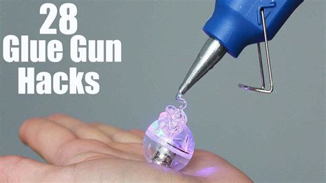 28 Awesome Hot Glue Gun Life Hacks - YouTube