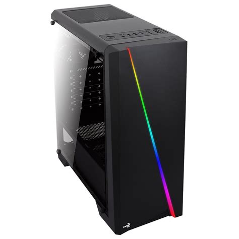 Aerocool: Cylon RGB Mid Tower Case - Black | at Mighty Ape NZ