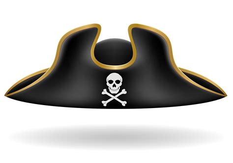 pirate hat tricorn vector illustration 513869 Vector Art at Vecteezy