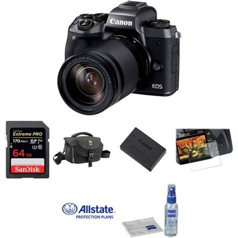 Canon EOS M5 Mirrorless Digital Camera with 18-150mm Lens Deluxe