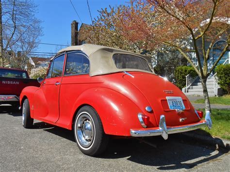 Seattle's Parked Cars: 1959 Morris Minor 1000 Convertible