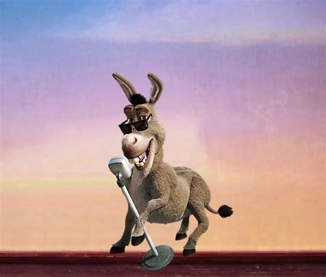 Donkey Singing by DarkMoonAnimation on DeviantArt