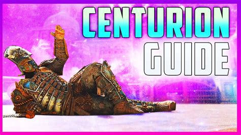 For Honor New Centurion Complete Guide Mixups & Combos - YouTube