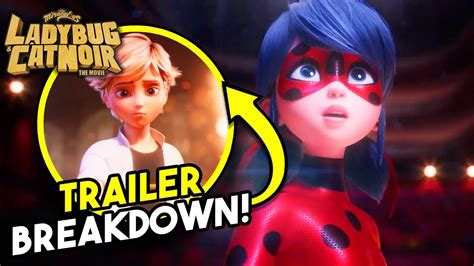 MIRACULOUS Ladybug & Cat Noir: The Movie TRAILER BREAKDOWN! Easter Eggs ...