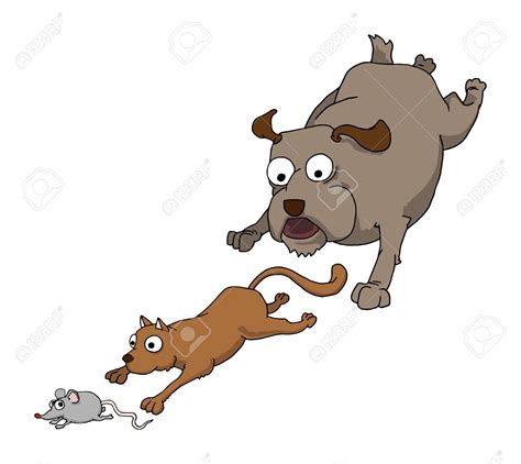 dog chasing cat clipart 20 free Cliparts | Download images on ...