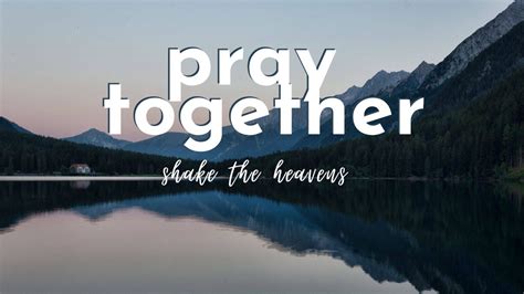 Pray Together - Thursday, April 16th - Alert Covenant Church