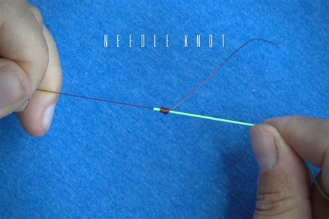 How to Tie a Needle Knot - Fly Fishing Knots