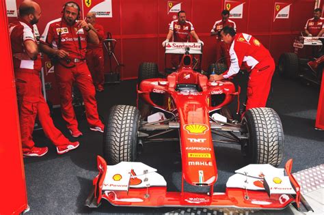 Ferrari Formula 1 Team Royalty-Free Stock Photo