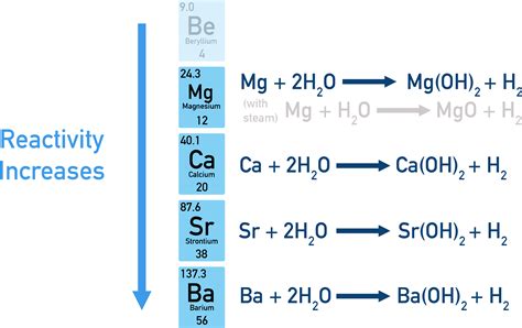 Group 2 Metal Reactions (A-Level) | ChemistryStudent