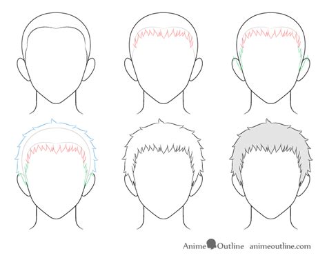 How To Draw Short Anime Hair Boy In this video i show you how to draw ...