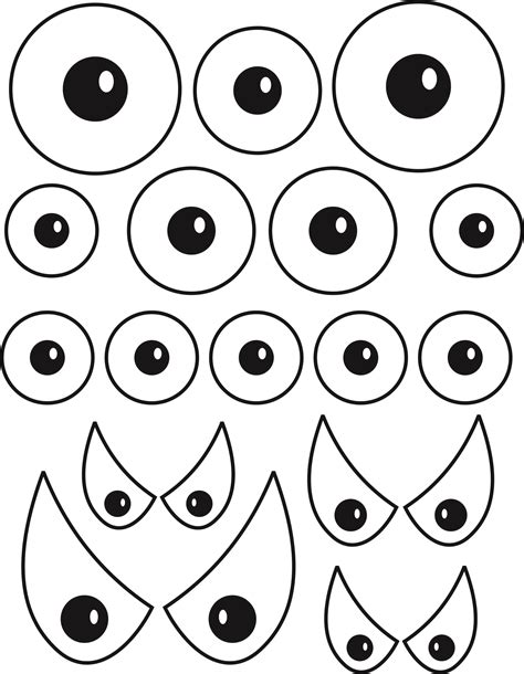 Eyes black and white spooky eyes clipart black and white clipartfest ...