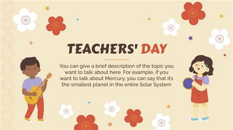 Teachers' Day in China | Google Slides & PowerPoint