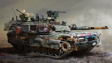 ArtStation - Post-Apocalyptic Tank