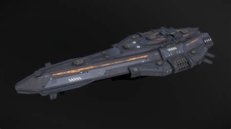 Scifi Battleship Excalibur - Buy Royalty Free 3D model by MSGDI ...