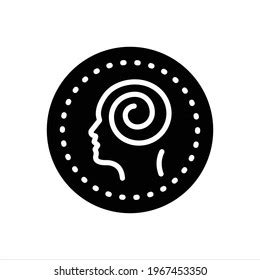 Vector Black Icon Psychiatry Stock Vector (Royalty Free) 1967453350 ...