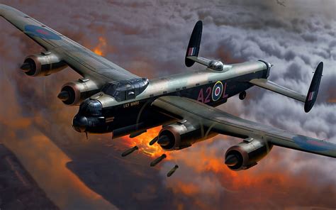 Avro 683 Lancaster, British heavy bomber, Royal Air Force, World War II ...