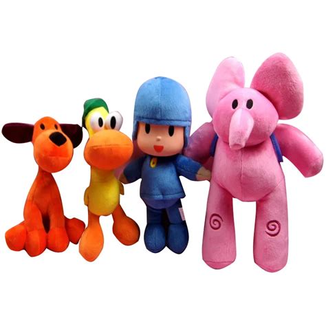 Anime Pocoyo Plush Toys Doll Elly & Pato & POCOYO & Loula Plush Stuffed ...