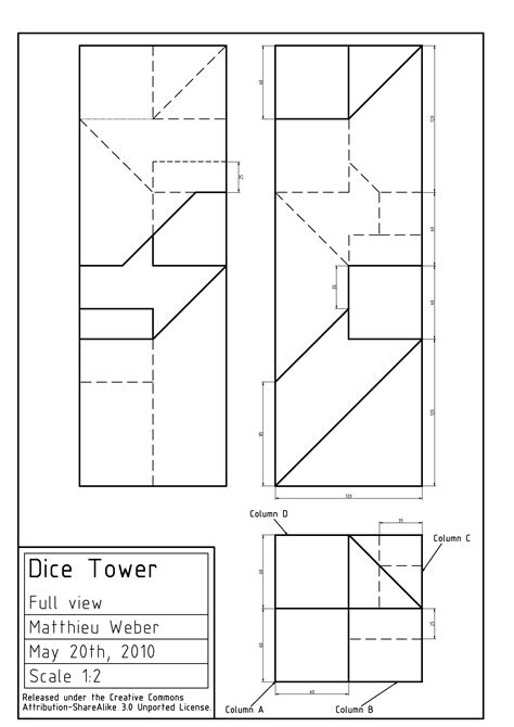 Printable Dice Tower Plans Pdf - Printable Word Searches