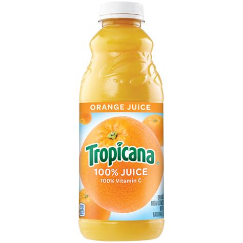 TROPICANA 100% Orange Juice 32 Oz PLASTIC BOTTLE | La Comprita