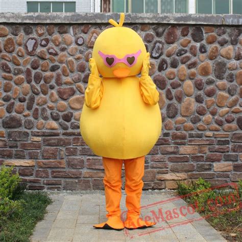 Yellow Duck Mascot Costume for Adult