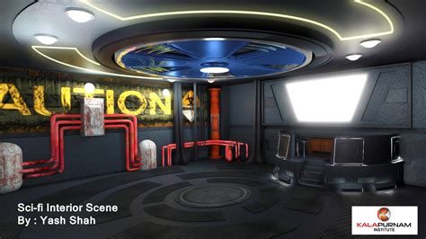 Kalapurnam Institute: Sci Fi Lab Interior Modular