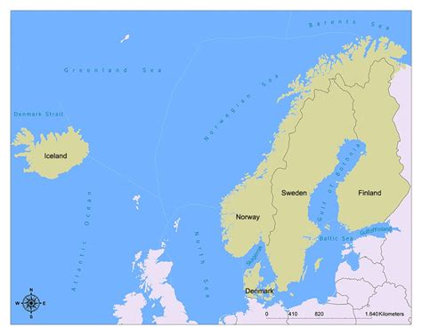 Nordic Countries/Map and Facts | Mappr