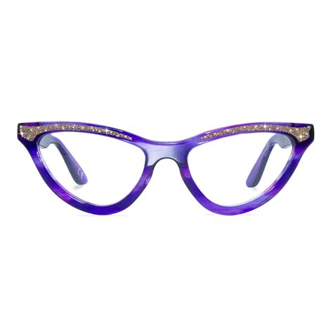 Cat Eye Glasses | Purple | JOIUSS™