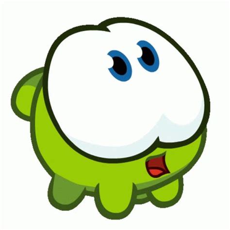 Shocked Nibble Nom Sticker - Shocked Nibble Nom Om Nom And Cut The Rope ...