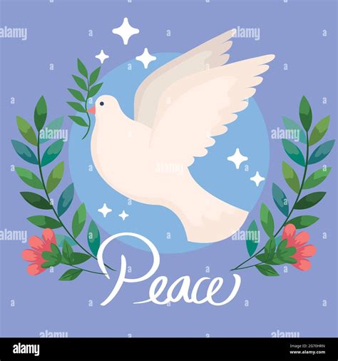 peace dove flying Stock Vector Image & Art - Alamy