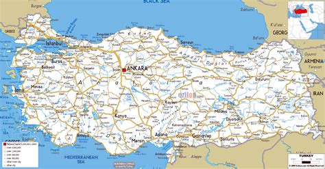 Maps of Turkey | Detailed map of Turkey in English | Tourist map of ...