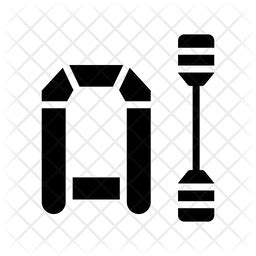 Raft Icon - Download in Glyph Style