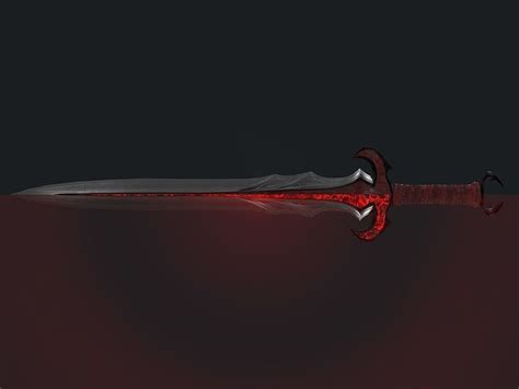 3D model Vampire Sword VR / AR / low-poly | CGTrader