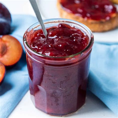 Spiced Plum Jam (No pectin, No peel) - The Flavor Bender