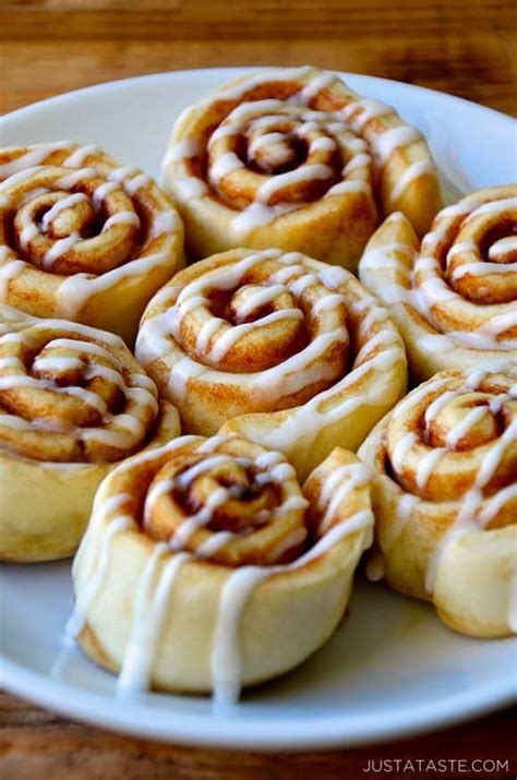 Pizza Dough Cinnamon Rolls - Just a Taste