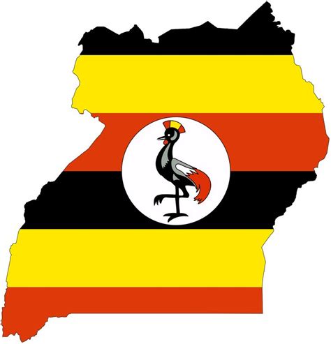 Uganda Flag Map | Uganda, Flaggen, We are the world