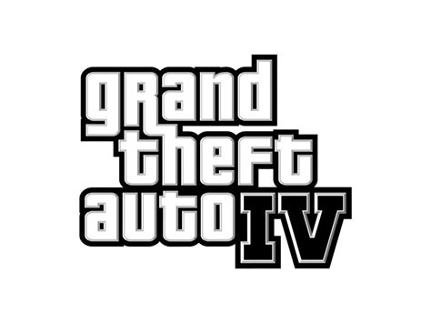 GTA Grand Theft Auto IV Logo PNG vector in SVG, PDF, AI, CDR format