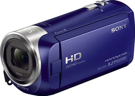 Questions and Answers: Sony HDR-CX240 HD Flash Memory Camcorder Blue ...