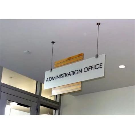 White Office Hanging Sign at ₹ 500/square feet in New Delhi | ID ...