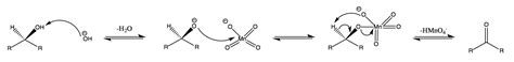 organic chemistry - Mechanism of the oxidation of alcohols with KMnO4 ...