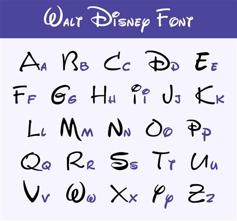 Disney Letters - 10 Free PDF Printables | Printablee