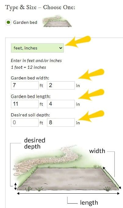 Garden Bed Soil Calculator | Fasci Garden