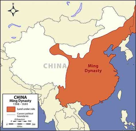 Map Of China During Ming Dynasty - Dorree Kassandra