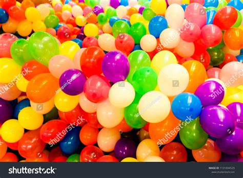 Set Colored Balloons Parties Round Weddings Stock Photo 1131694529 ...